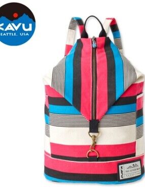 KAVU Costal Sail Stripe Free Range Backpack